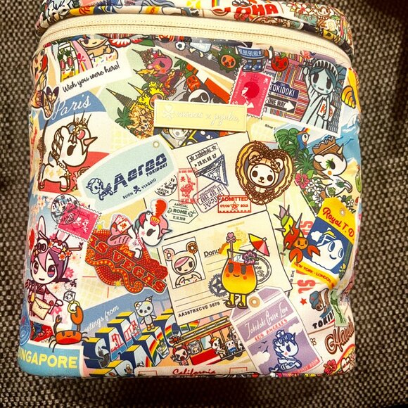 Tokidoki x JuJuBe Kawaii Round the World Fuel Cell Bag - Picture 2 of 7
